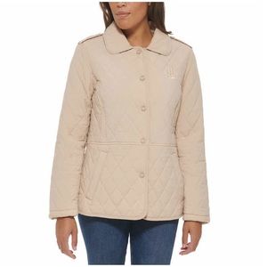 Tommy Hilfiger Ladies Quilted Jacket - BEIGE ( Chino )